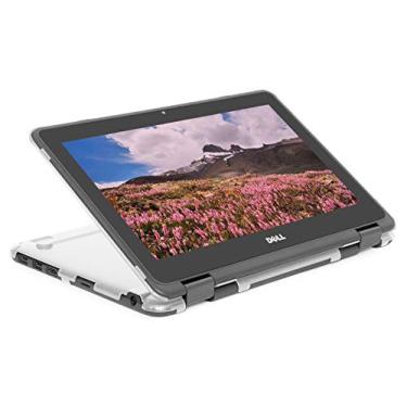 Imagem de mCover Capa compatível apenas com laptop 2019 ~ 2022 11,6 polegadas Dell Chromebook 3100/3110 2 em 1 série educacional (com dobradiça de 360°) (Não serve para nenhum outro modelo Dell) - transparente