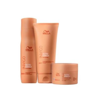 Imagem de Wella Nutri-Enrich Sh 250ml + Cond 200ml + Masc 150ml - Wella profissi