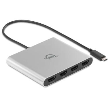 Imagem de OWC Adaptador USB-C Quad HDMI 4K com DisplayLink para Apple Silicon M1/M2/M3/M4 ou qualquer Mac ou PC com USB-C ou Thunderbolt