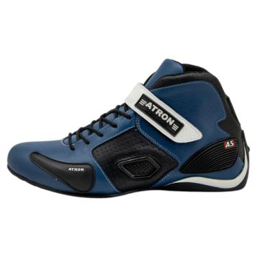 Imagem de Sapatilha Masculina de Corrida Profissional em Couro ideal p/automobilismo 314