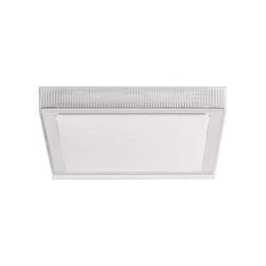 Imagem de Plafon Aquarius Led 3000K Quadrado Sobrepor Cintilante 24W