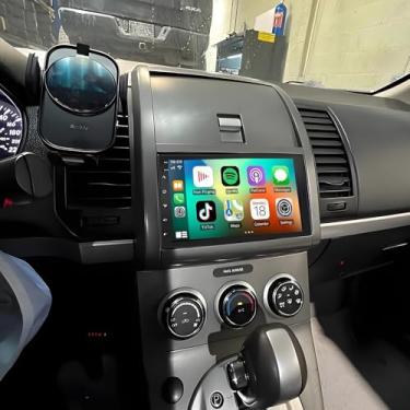 Imagem de PHEZEN Tela sensível ao toque de 7 polegadas para Nissan Sentra 2007-2012, rádio veicular Android 13 com Carplay e Android Auto GPS Navigation BT Mirror Link WiFi Backup Camera 2+32G