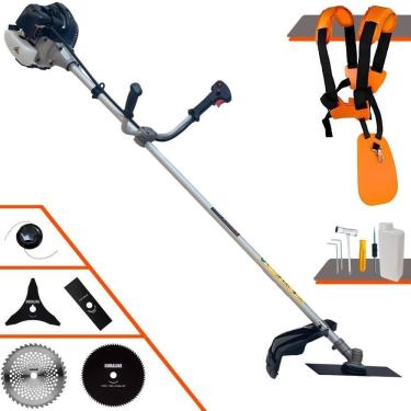 Imagem de Roçadeira Aparador De Grama Anmax Cg430b 43cc 1,7hp 5 Em 1