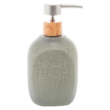Imagem de Porta Sabonete Líquido Bath em Cerâmica - Cinza - Lyor