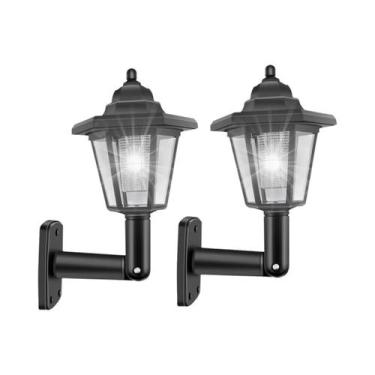 Imagem de Conjunto De Lâmpadas Solares Para Parede Externa Para Jardim, Vila, Va