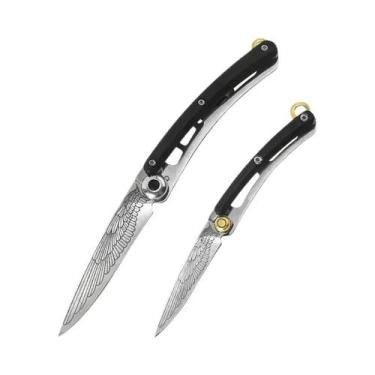 Imagem de Canivete Portátil De Aço Inoxidável Dobrável Com Chaveiro Ferramenta P