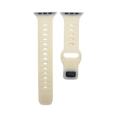 Imagem de Pulseira De Silicone Para Apple Watch Ultra 3 2 11 10 9 8 7 6 SE3 Com 