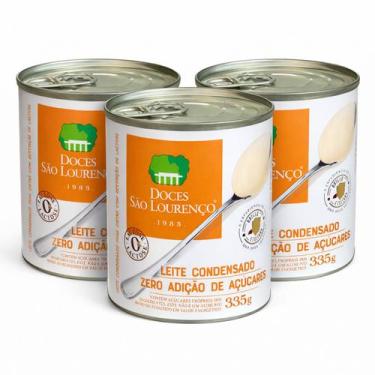 Imagem de 3x Leite Condensado Zero Aç. Zero Lactose S. Lourenço 335g - São Loure