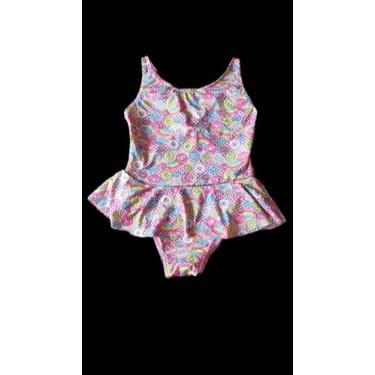 Imagem de Maiô Infantil juvenil Estampado Bailarina Verão Moda Praia - Pathy mod