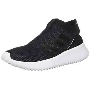 Imagem de adidas Tênis de corrida feminino Ultimamotion, Preto/Preto/Prata Metálico, 6