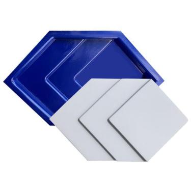 Imagem de Forma 3D Gesso e Cimento ABS 1mm - Quadrant 19,5x35 cm - Xmoldes Forma