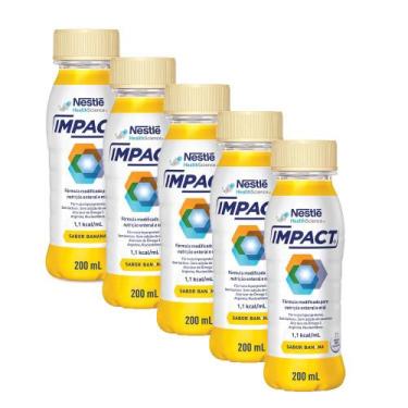 Imagem de Kit 5 Impact Sabor Banana 200ml - Nestlé