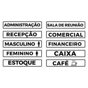 Imagem de Kit 10 placas PVC 25x5cm PME - Império da Impressão