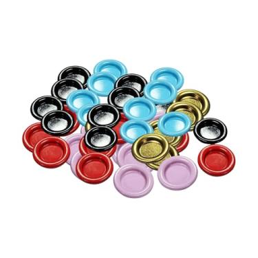 Imagem de Ｂｅｓｇａ Conjunto de 50 Bandejas de Incenso em Formato de Torre, em Metal, Decorativas, Mini, para Sala de Estar, Estúdio e Escritório, Colorida