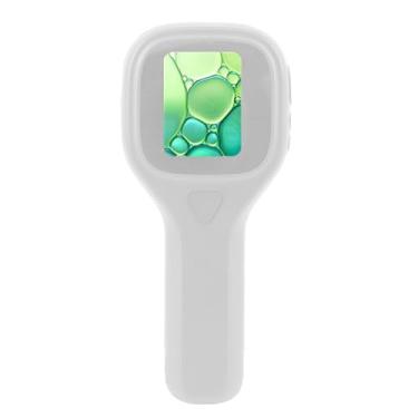 Imagem de POCREATION Microscópio Digital Portátil, 2MP 500x de Ampliação Com 6 Luzes LED e Tela de 2 Polegadas, para Fotografia Macro, Reparo de Circuitos e Solda (Branco)