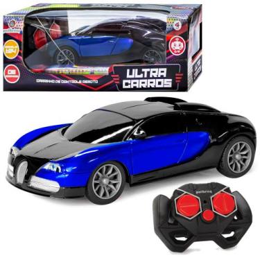 Imagem de Brinquedo Carrinho Infantil Controle Remoto Veloz Resistente Com 6 Fun