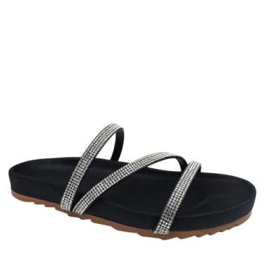 Imagem de Tamanco Feminino  Conforto Bilho Sarah Calçados 5300, Preto, 35