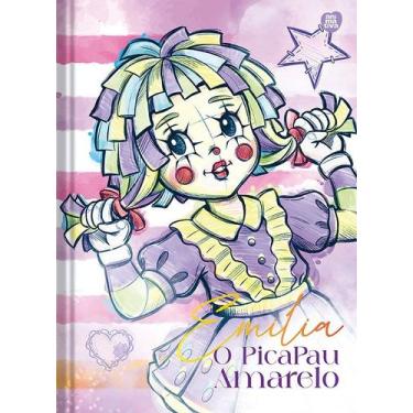 Imagem de Caderno Brochura Costurado 80 Folhas O Picapau Amarelo, Lilás
