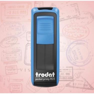 Imagem de Carimbo de bolso pocket Trodat, Azul