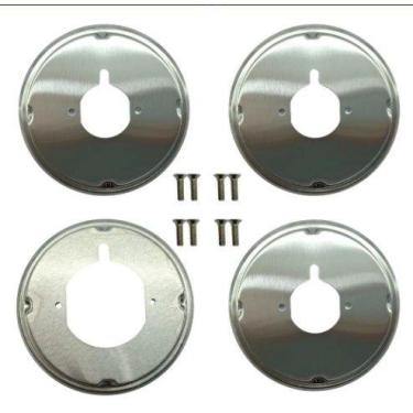 Imagem de Kit Suporte Tampa Inox + Parafuso Inox Fogão Cooktop Fischer