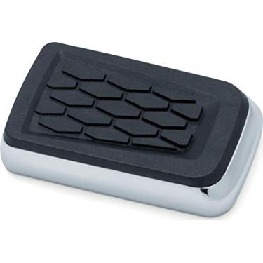 Imagem de Kuryakyn 5916 controle de pé de motocicleta: pedal de freio hexagonal para motocicletas Harley-Davidson FX & XG 1984-2019, cromado