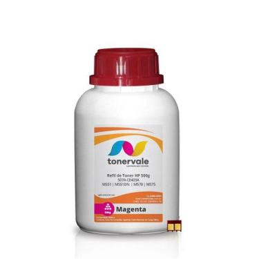 Imagem de Kit Toner Refil TankFull Para HP 507A CE403A Magenta + 3 Chip - HP M55