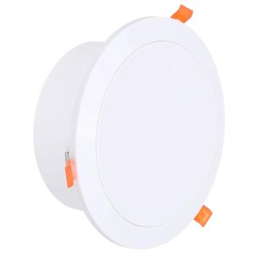 Imagem de PATIKIL Saída de ar redonda de 15 cm com mola, ABS ajustável, capa de exaustão com malha de tela integrada para ventilação de casa, sala de estar, cozinha, escritório, branca,