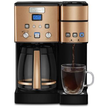 Imagem de Cafeteira Elétrica Programável 12 Xícaras, escuro, CUISINART SS 15CP, Dourado escuro