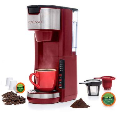 Imagem de Cafeteira Elétrica Expresso 2 em 1, Capacidade 800 mL, 110v, MIXPRESSO, Vermelho
