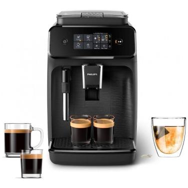 Imagem de Máquina de Café Expresso com Painel Digital e Bocal de Leite, 110V, Philips EP122004, Preta