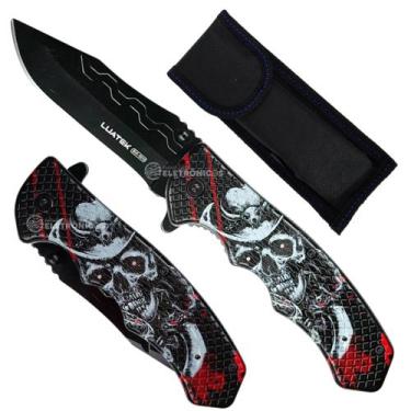 Imagem de Canivete Semiautomático com Lâmina 9cm e Design Compacto para Uso Prol