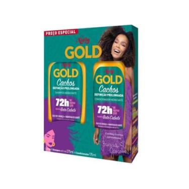 Imagem de Kit Shampoo + Condicionador Niely Gold Definição Prolongada