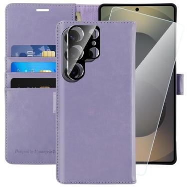 Imagem de Capa tipo carteira MONASAY Samsung Galaxy S25 Ultra 6.9" com acesso.