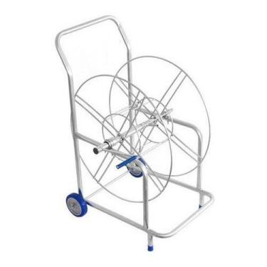 Imagem de Carrinho enrolador De Mangueira Até 100 M Em Aço Galvanizado - jsn