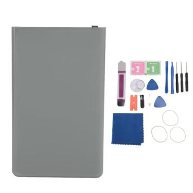 Imagem de Capa para painel traseiro durável premium de substituição para Pixel 7 Pro com kit de ferramentas de reparo de fita pré-instalada, cinza para smartphone Pixel 7 Pro
