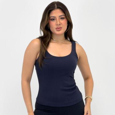 Imagem de Blusa Hering Regata Canelada Feminina-Feminino