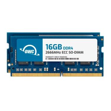 Imagem de OWC 32 GB (2 x 16 GB) DDR4 RAM compatível com sistemas Synology e QNAP NAS 2666MHz PC4-21300 CL19 ECC Unbuffered SODIMM 2Rx8 1.2V Atualização de memória