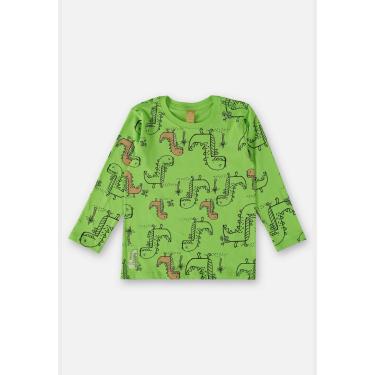 Imagem de Infantil - Camiseta Manga Longa para Meninos Up Baby Verde  menino