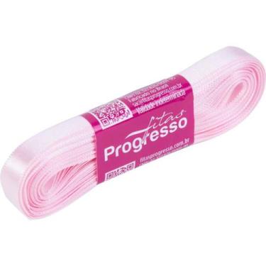 Imagem de Fita de Cetim 10MM 10M Rosa Bebê 310 - Fitas Progresso