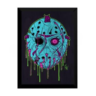 Imagem de Quadro Decorativo Terror Arte Atomica Jason Sexta Feira 13 4 - Fanarte
