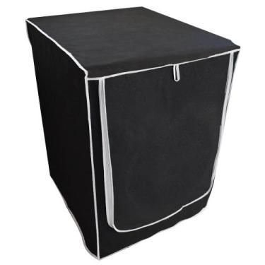 Imagem de Capa Maquina Lavar Abertura Frontal M - Riber Capas, Preto