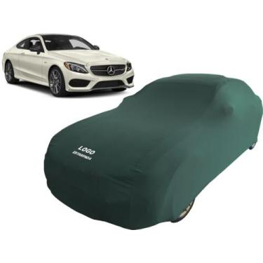 Imagem de Capa Automotiva De Tecido Mercedes Classe C Coupé - Mz, Verde