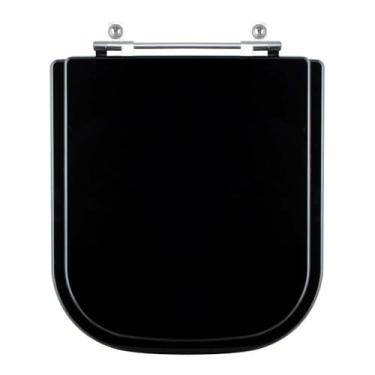 Imagem de Assento Sanitário Elite Preto para vaso Celite