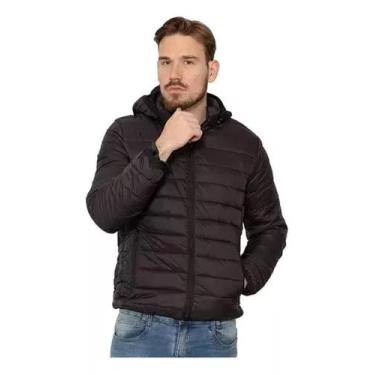 Imagem de Jaqueta Masculina Inverno Corta Vento Acolchoada Nylon Frio - Amigos S
