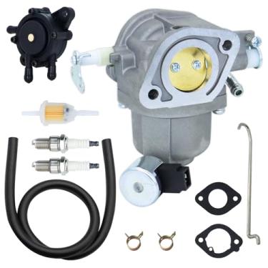 Imagem de TOTEDELL Kit de carburador 593200 597128 para Briggs & Stratton G02826 44N877 Intek v-Twin 24hp 724cc com bomba de combustível