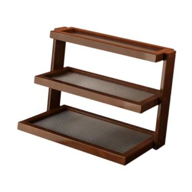Imagem de Generic Organizador de canecas de café, prateleira para condimentos, suporte decorativo moderno para xícaras, potes de maquiagem, objetos de coleção, ideal