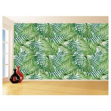 Imagem de Papel De Parede 3D Textura Folhas Tropicais Mata 3,5M Txt60 - Você Dec