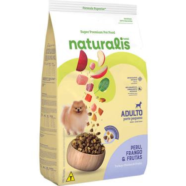 Imagem de Ração Seca Total Naturalis Peru, Frango e Frutas para Cães Adultos Porte Pequeno - 15 Kg