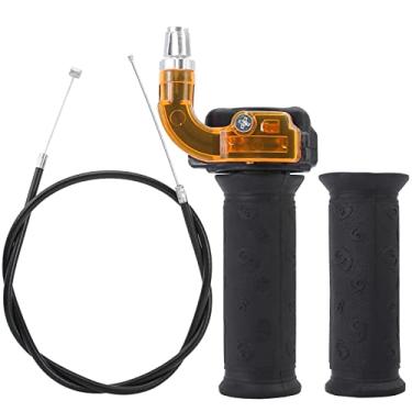 Imagem de SOAJEE Cabo de torção do acelerador para 47cc 49cc 50cc 90cc 110cc 125cc - 140cc 2 tempos 4 Tempos motor CRX50 motocicleta ATV Scooter Go Kart Buggy Moped Chopper 4 rodas Pit Dirt Racing Mini Super Trail Bike