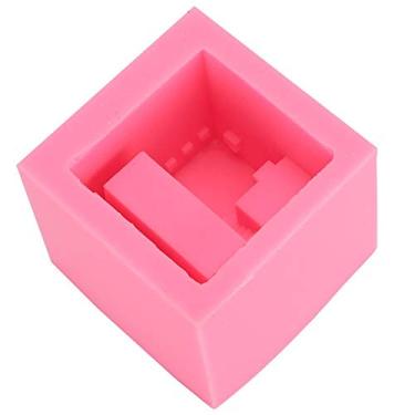 Imagem de Molde de silicone 3D Casa Forma Molde Concreto Açúcar Bolo Molde Decoração Ferramentas de Cozimento Acessórios DIY Domésticos